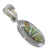 Turquoise Opal And Genuine Sterling Silver Pendant YX75989